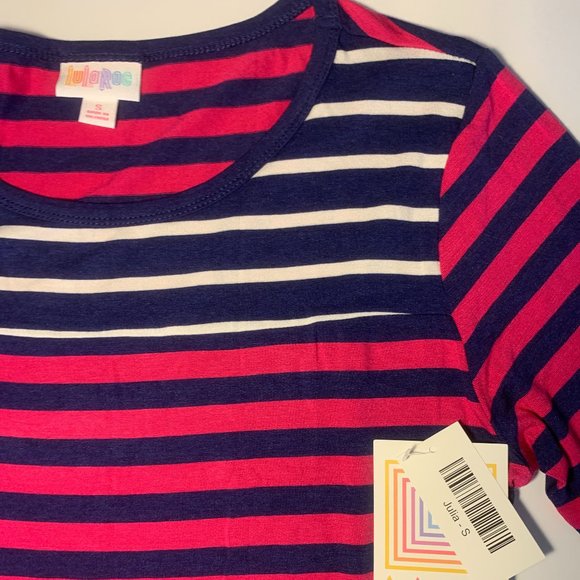 NEW LuLaRoe Striped Julia Dress size S - Picture 3 of 6